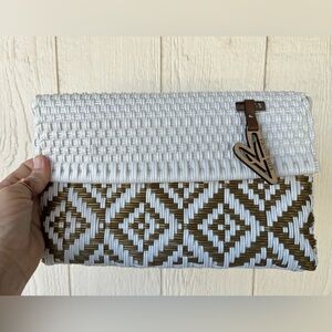 Maria Victoria Vinyl Clutch